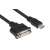 Close-up of Club3D HDMI to DVI-I Adapter Cable
