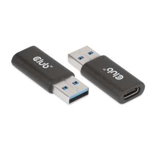 CLUB3D CAC-1525 USB 3.2 Gen1 Type A - USB 3.2 Gen1 Type C adapter, fekete - Club3D
