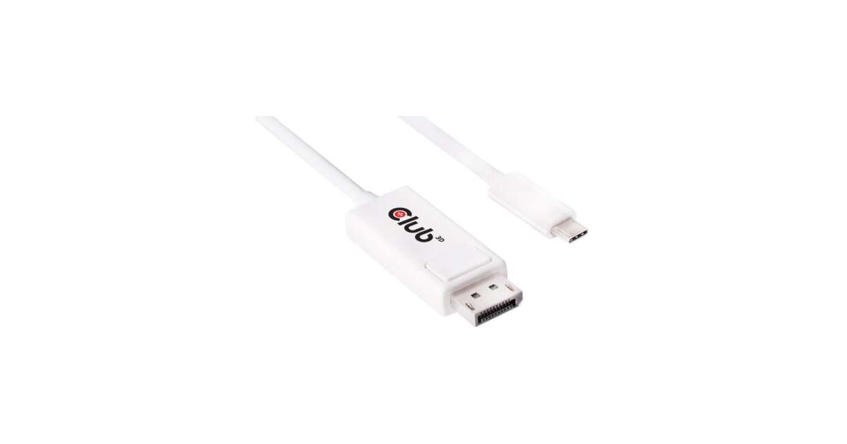CLUB3D CAC-1517 USB Type-C to DisplayPort Adapter White 44065697