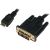 LogiLink Mini-HDMI - DVI-D M/M 2m Fekete 44051647