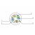 Lanberg S/FTP patchcord kat.8.1 0,25m LSZH CU Fluke passed czarny 173803796