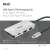 CLUB3D CSV-1543 USB Type-C PD töltő hub, 2x USB Type-C 10G port és 2x USB Type-A 10G port