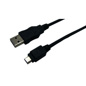 LogiLink CU0014 USB 2.0 A to Mini-B cable, 1.8m, black - USB Cable