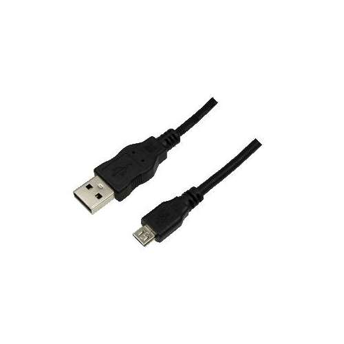 LogiLink 1m USB A to Micro USB Cable, Black
