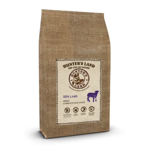 Hunter's Land 50% Bárány Gabonamentes Száraz Kutyaeledel 12kg - Száraz kutyaeledel