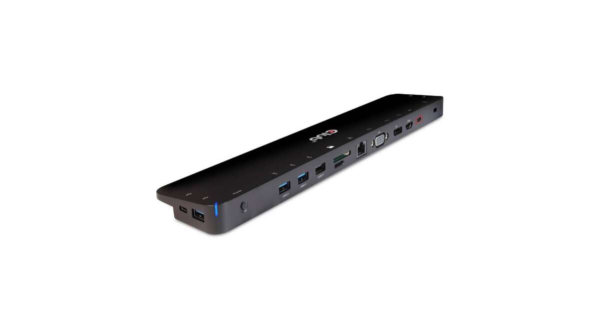 CLUB3D CSV-1564-W65 Docking Station and Port Replicator Docking USB 3.2 Gen 1 (3.1 Gen 1) Type-B Black 103134891