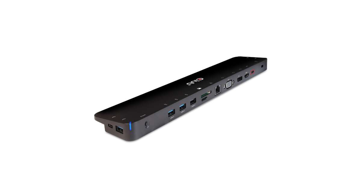 CLUB3D CSV-1564-W65 priključna stanica i port replikator Docking USB 3.2 Gen 1 (3.1 Gen 1) Type-B Crna 103134891