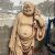 Bézs Buddha Utazó Kerti Szobor 167035920