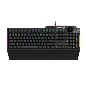 Crna žičana tipkovnica Asus TUF Gaming K1 s RGB osvjetljenjem - Tipkovnica