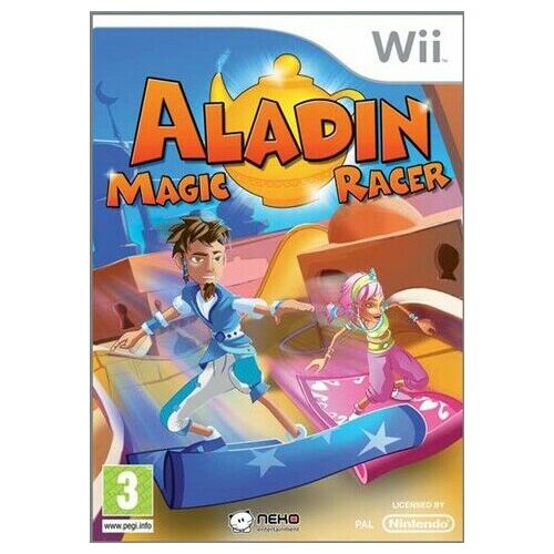 Aladin Magic Racer játék Nintendo Wii-re, borító 