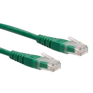 ROLINE 1.0m Cat6 UTP hálózati kábel Zöld 1 M U/UTP (UTP) 44048807 
