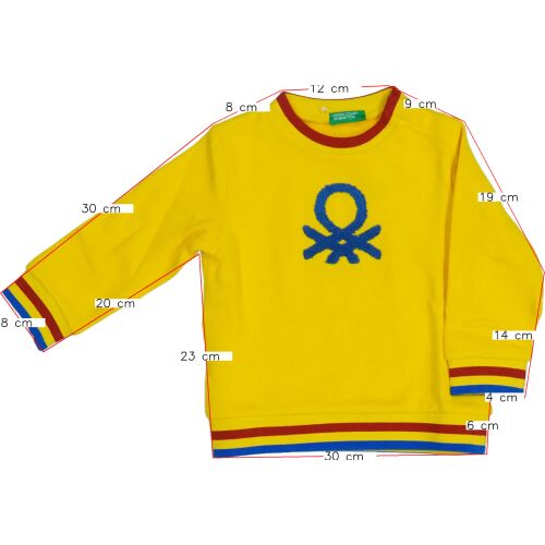 Benetton Fiú Pulóver (Méret: 92)