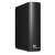 Western Digital Elements 8TB external hard drive, black, side view