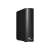 Western Digital Elements 8TB external hard drive, black, side view