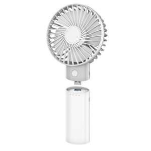 Platinet 45237 Бял преносим вентилатор с Powerbank - Вентилатор