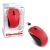 Genius NX-7000 red wireless mouse in packaging and with USB dongle