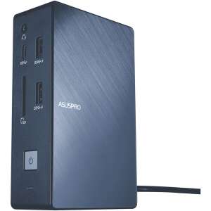 Stacja dokująca ASUS SimPro Dock 2, widok pod kątem z portami - Stacja dokująca