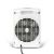Hátsó nézet Midea NT20-20AR mini hősugárzóról, a ventilátor és a kábel látható