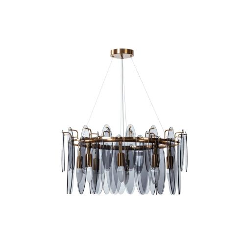 Marla csillár, átlátszó üveg függőlámpa, modern design - Otthon és kert