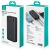USAMS PB83 Hordozható töltő 2xUSB-A 1xUSB-C 20000mAh fehér 153589568