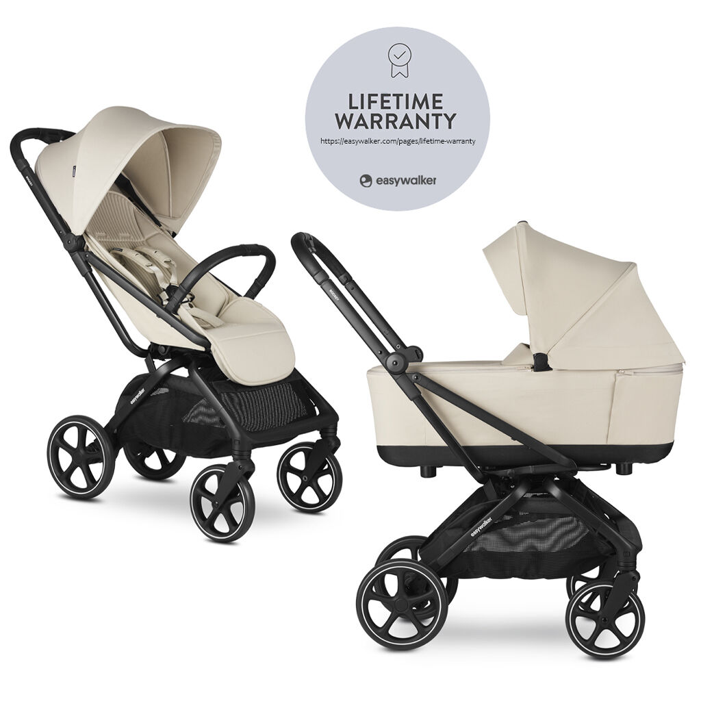 E-shop EASYWALKER Kombinovaný kočík Rockey L Bright Taupe