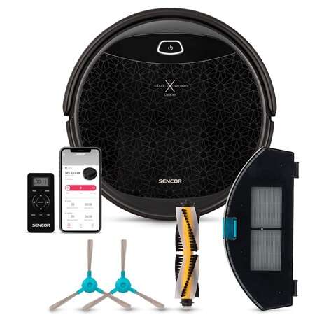Sencor SRV 4200BK smart Robotporszívó #fekete