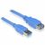DeLOCK USB 3.0 A Male to Female 2m Blue Cable