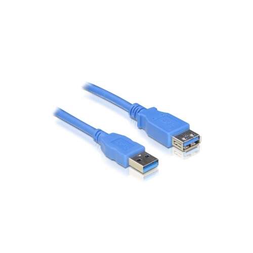DeLOCK USB 3.0 A to A cable, 2m, blue
