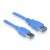 DeLOCK USB 3.0 A to A cable, 2m, blue