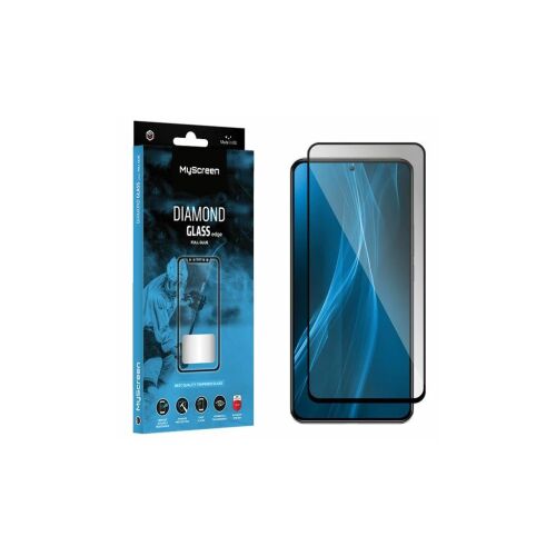 MS Diamond Glass Edge FG Full Glue kijelzővédő Xiaomi Poco F5 Pro készülékhez fekete 153622622 - Kijelzővédő fólia