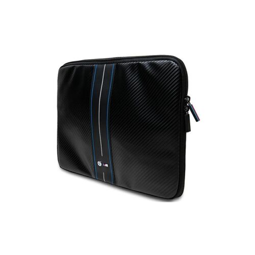 Szögletes nézet a BMW Carbon Blue Stripes 16 colos laptop tokról - BMW