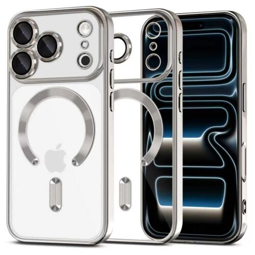 TECH-PROTECT MAGFLEX MAGSAFE iPhone 17 Pro Max készülékhez tok, fényes ezüst 153633195 - Tech-Protect