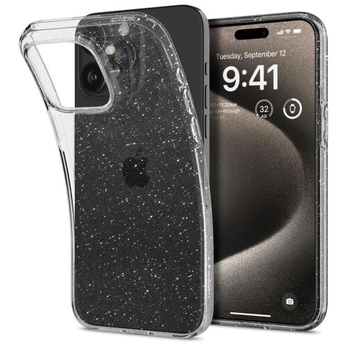 SPIGEN Liquid Crystal iPhone 15 Pro Max készülékhez tok Glitter Crystal 153633704 - Spigen