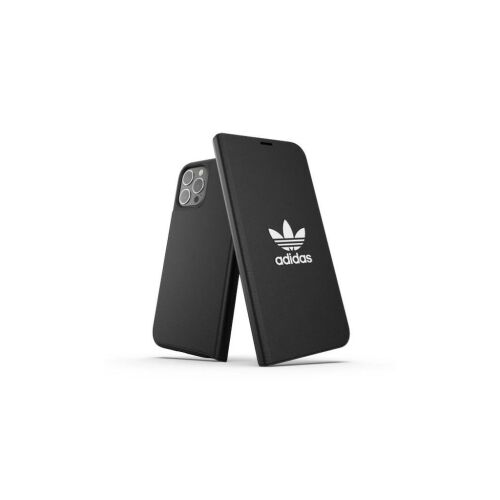 Adidas OR Booklet Case BASIC tok iPhone 12Pro Max 6,7" készülékhez fekete fehér 42228 153635518 - Adidas
