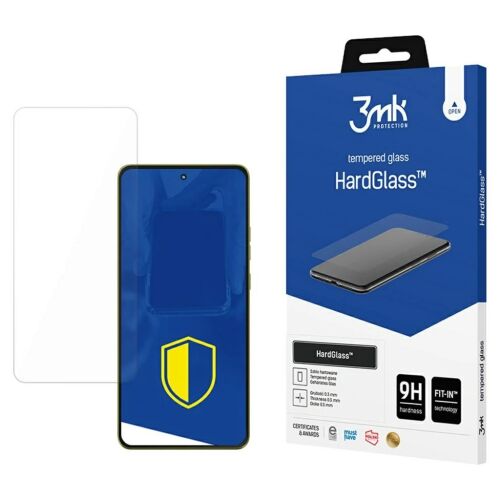 3MK HardGlass edzett üveg kijelzővédő a Motorola Moto G86 készülékhez 153643885 - Kijelzővédő fólia