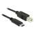 DeLOCK 83601 USB cable 1M USB 2.0 USB C to USB B black