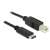 DeLOCK 83601 USB cable 1M USB 2.0 USB C to USB B black