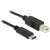 DeLOCK 83601 USB cable 1M USB 2.0 USB C to USB B black