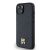 DKNY PU Leather Repeat Pattern Stack Logo MagSafe tok iPhone 14 készülékhez fekete 153657774