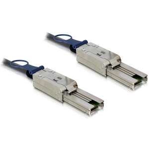 DeLOCK Cable mini SAS 26pin mini SAS 26pin (SFF 8088) 1m Fekete 44059486 