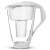 Carafă filtrantă Dafi Crystal Classic 2L albă cu capac și filtru