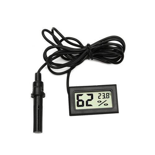ZW9 LCD elektronikus hőmérő szondával, akvárium és terrárium hőmérséklet érzékelő - Akvárium hőmérő