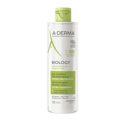 A-Derma Biology micellás víz érzékeny bőrre, 400 ml - Arctisztító szer