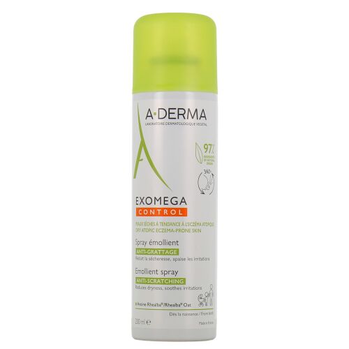 A-Derma, Exomega Control, Lágyító, Spray, Arcra és testre, 200 ml 153704929 - Testápoló krém