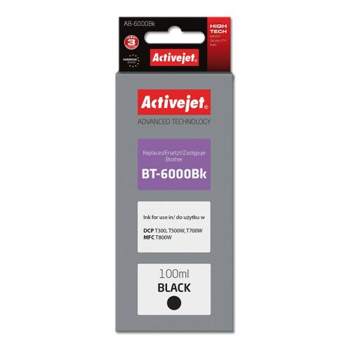 Activejet AB-6000Bk Fekete Kompatibilis tintapatron