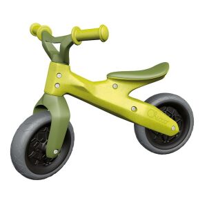 Chicco Eco+ Balance Bike, green, angled view - Ride-On