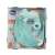 Chicco Chameleon Doudou, soft plush security blanket for babies, green and orange, with a chameleon toy, in a box