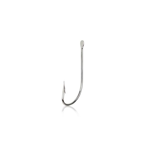 Mustad Crystal horgászhorog, nikkel, 8-as méretű, egyetlen horog - Mustad
