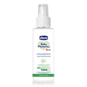Chicco Baby Moments Kids Sladká parfumovaná voda, 100 ml, s mandľovým a broskyňovým extraktom, pre jemnú pokožku, dermatologicky testovaná - Kozmetika pre bábätká