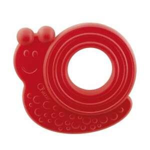 Chicco Molly Snail Teether, red, bioplastic, for babies - Chewing gum